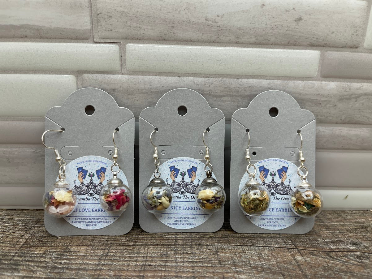 Mystical Glass Globe Intention Jewelry