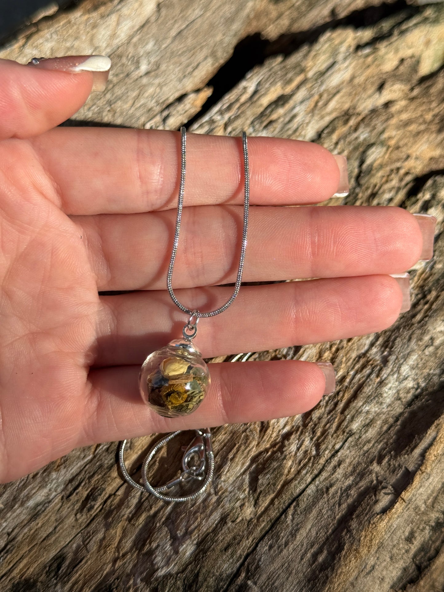 Mystical Glass Globe Intention Jewelry