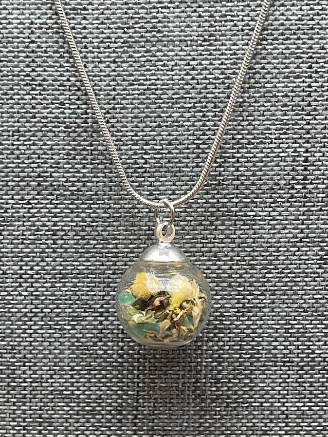Mystical Glass Globe Intention Jewelry