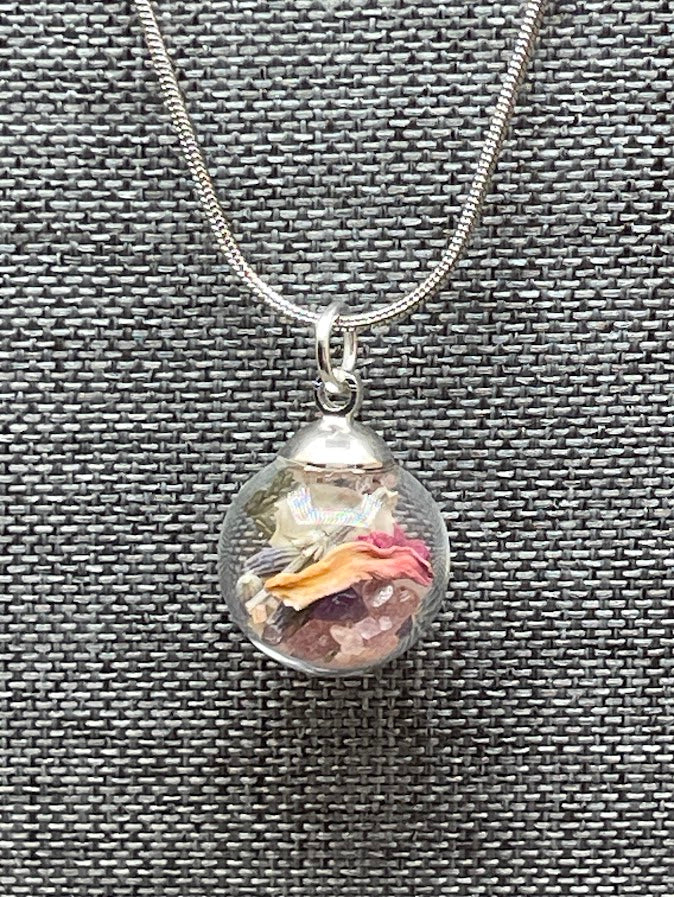 Mystical Glass Globe Intention Jewelry