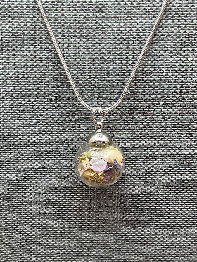 Mystical Glass Globe Intention Jewelry