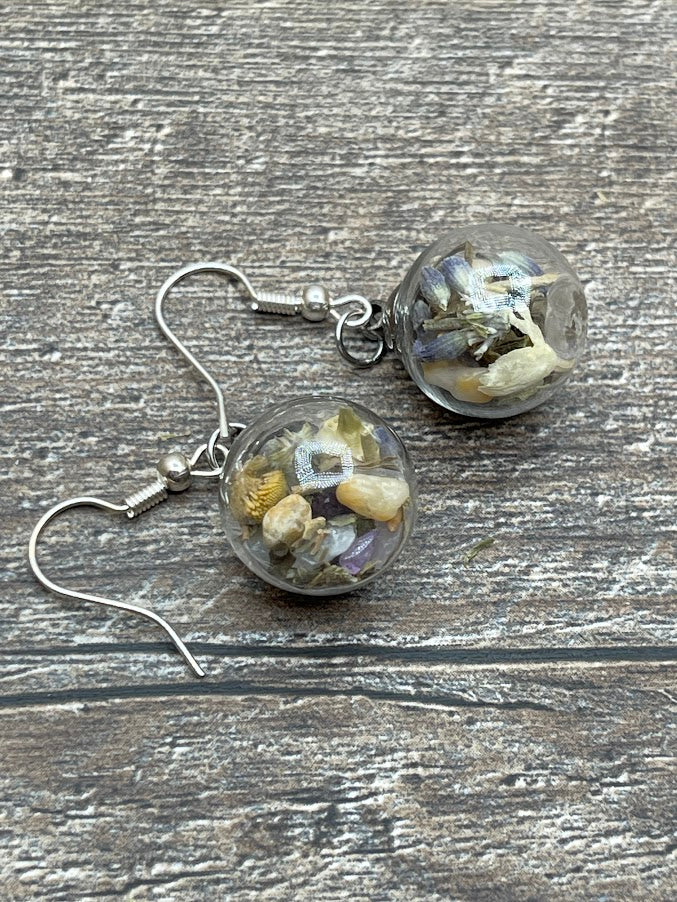 Mystical Glass Globe Intention Jewelry