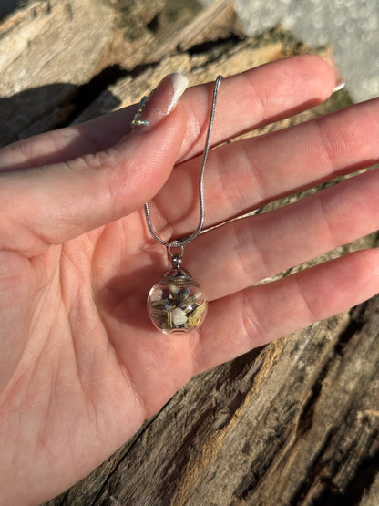 Mystical Glass Globe Intention Jewelry