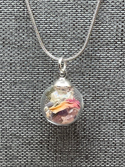 Mystical Glass Globe Intention Jewelry