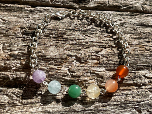 Chakra Chain Handcrafted Bracelet
