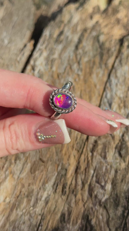 Adjustable Opal Rings By Charels Albert