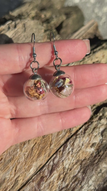 Mystical Glass Globe Intention Jewelry